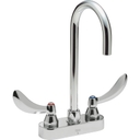 Double Handle 1 GPM Ceramic Disc Bathroom Faucet with Blade Handles and 10-1/2" Smooth End Gooseneck Spout from the Commercial Series - huh6ykwmpax6e2lei6fx_800x500@2x.jpg