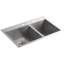 Vault 33" Double Basin Top-Mount/Under-Mount 18-Gauge Stainless Steel Kitchen Sink with SilentShield - qx1psmvkgrlj9vw7pgpk_800x500@2x.jpg