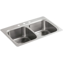 Verse 33" Double Basin Drop In Stainless Steel Kitchen Sink With Three Faucet Holes - rlojbnuowpicyptqkq7v_800x500@2x.jpg