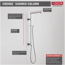 Emerge 26" Angular Shower Column with Hose and Integrated Diverter - Less Shower Head and Hand Shower - ygupreyeywwncadimwzs_800x500@2x.jpg