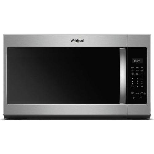 Whirlpool 4 Piece Kitchen Appliances Package with Side-by-Side Refrigerator, Electric Range, Dishwasher, and Over the Range Microwave in Fingerprint Resistant Stainless Steel - 08356630_x500.jpg