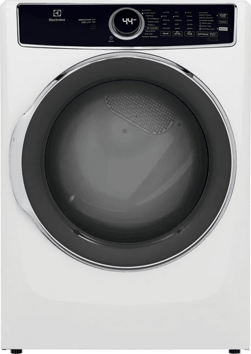 8 cu. ft. vented Front Load Stackable Electric Dryer in White with LuxCare Dry and Automatic Temperature Control - ELFE7537AW-HOV_x500