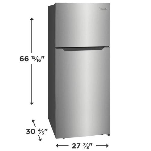 17.6 cu. ft. 28" Top Freezer Refrigerator in Brushed Steel, ENERGY STAR - FFHT1822UV-DIM_x500.jpg