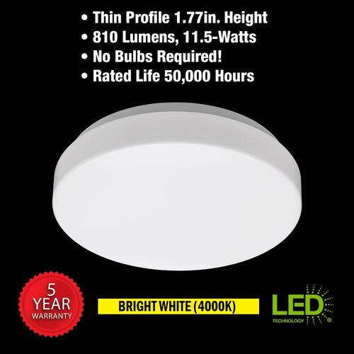 7 in. White Round Closet Light LED Flush Mount Ceiling Light 810 Lumens 4000K Bright White Bathroom Light Laundry Room - a0ljjutg3ieltionovss_x500.jpg