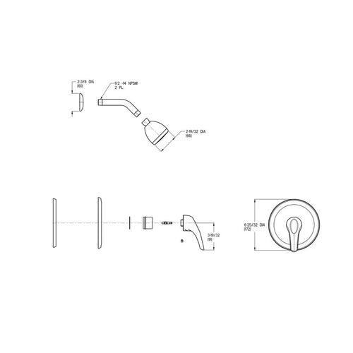 Pfirst Series™ Pressure Balanced Tub & Shower Trim, Brushed Nickel - a2axldmtzlbrgtcdagd3_x500.jpg