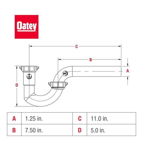 1-1/4 in. White Plastic Sink Drain P- Trap - a81jerlxmhwlfznlr5om_x500.jpg