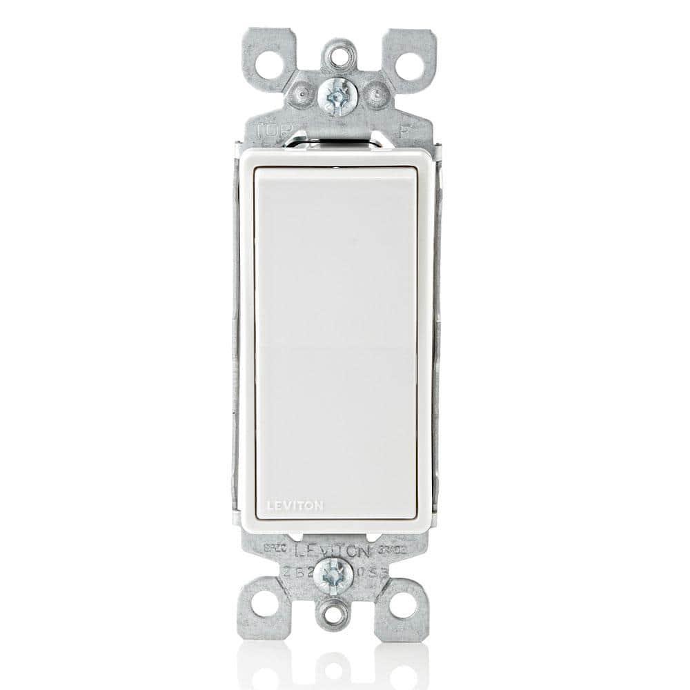 Decora 15 Amp Single Pole Rocker AC Quiet Light Switch, White (10-Pack) - aaup9hqonlunkiv1rs6e_800x500@2x.jpg