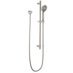 Universal Showering Components 1.75 GPM Multi Function Hand Shower Package - Includes Slide Bar, Hose, and Wall Supply - af33tisaxdxlf1ypmtqb_x500.jpg