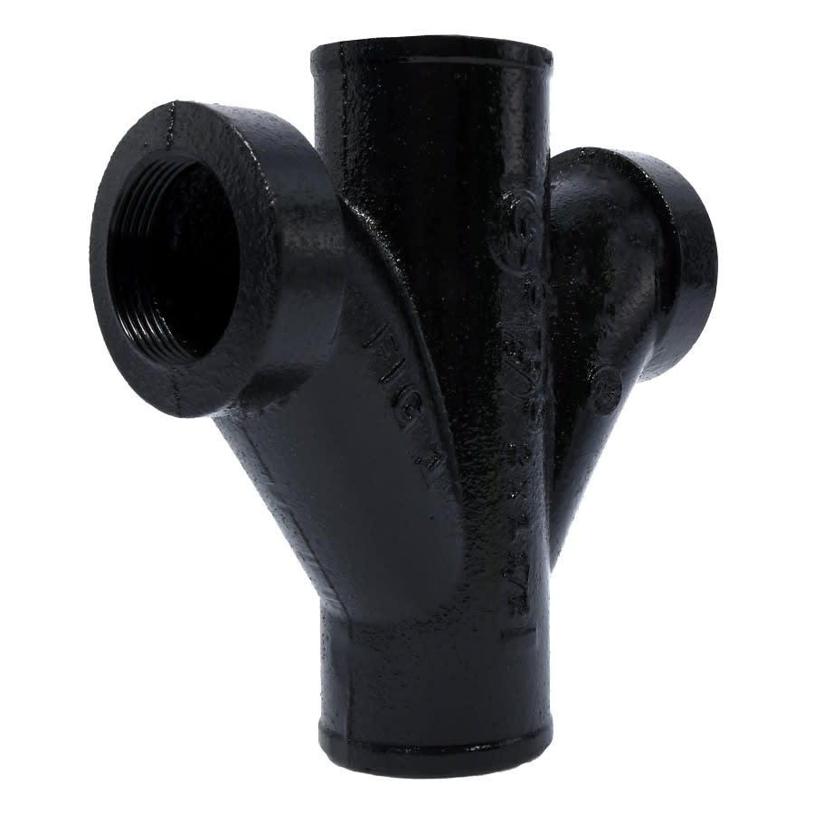 No Hub Fitting, 2 x 2 x 1-1/2 x 1-1/2 in, No Hub, Cast Iron - aiqyqmmcrsycix4m7o4p_800x500@2x.jpg