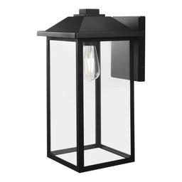 1-Light 18 in. Black Hardwired Classic Outdoor Wall Lantern Sconce Light with Clear Glass - akmsfu0llrr2kt3zryaz_800x500@2x.jpg