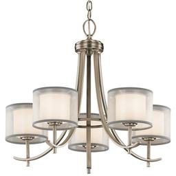 Tallie Bronze 5 Light 24" Wide Chandelier with Organza Shades and Diffusers - anxe6sagnq8yjv7arzdm_x500.jpg