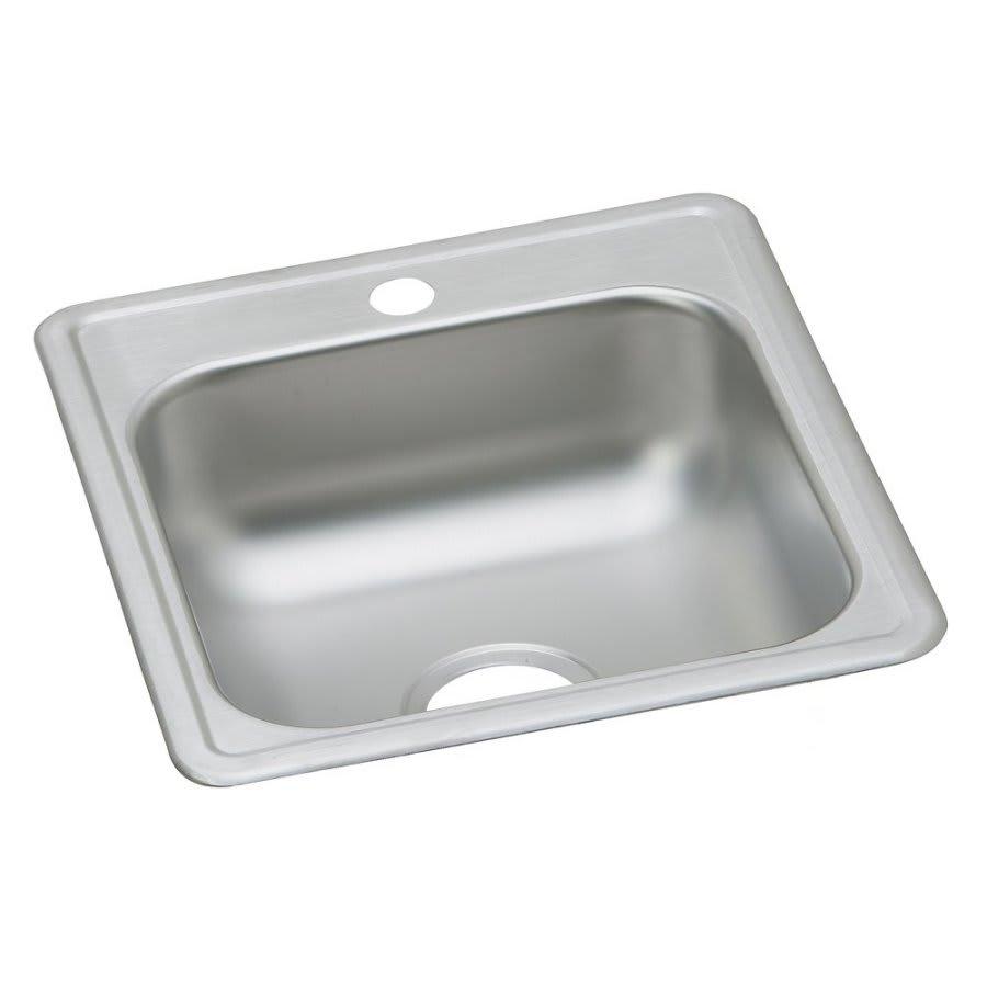 Dayton® Single Bowl Bar Sink, Top Mount, ADA, 19 17 x 19 in, 6 in Bowl Depth, 1-Hole, 22 ga Satin Steel, Stainless - aok5stalpxxo9othirxb_800x500@2x.jpg