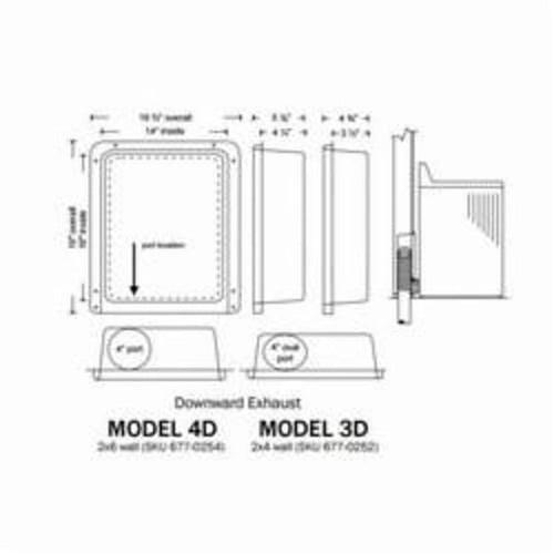 Downward Exhaust Dryer Vent Box, 19 in L x 16-3/4 in W x 4-1/4 in D, 21 ga, Steel - apkghy9cfwew9ogpv9pc_x500.jpg