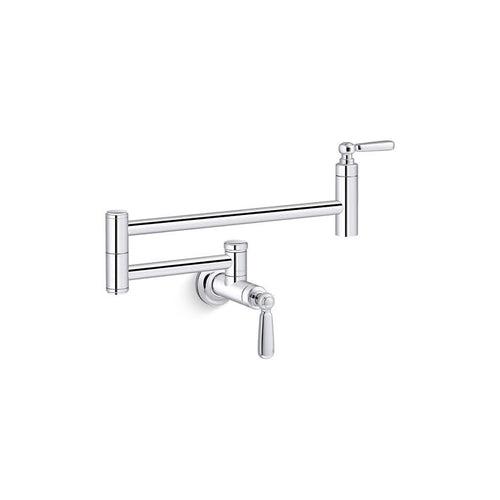 Edalyn™ by Studio McGee Pot Filler Faucet, Wall Mount, 1 Lever Handle, 1-Hole, Polished Chrome - aqzqhfopyhw4mirpwqoq_x500.jpg