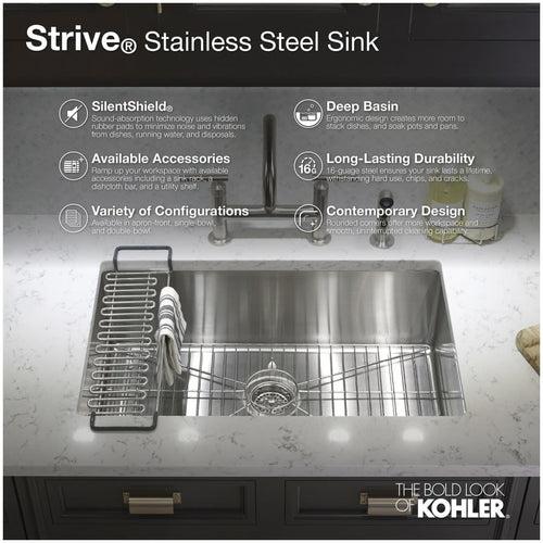 Strive 32" Double Basin Undermount 16-Gauge Stainless Steel Kitchen Sink with SilentShield - ar8hktsxdworef2ej38k_x500.jpg