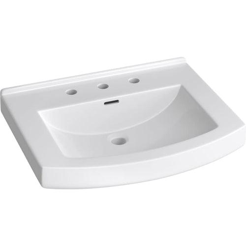 Otter Creek 24" Rectangular Vitreous China Pedestal Bathroom Sink with Overflow and 3 Faucet Holes at 8" Centers - arhahprkgyiresaxbemt_x500.jpg