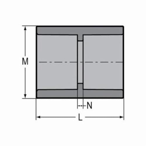 Coupling, 1/2 in, Socket, SCH 80/XH, CPVC - arnwxkxdcxntbag120ct_x500.jpg