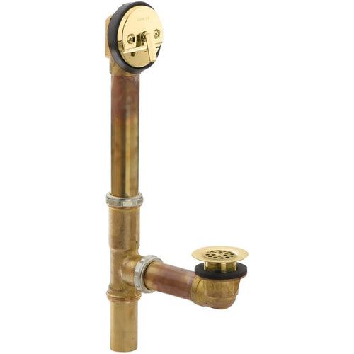 Swiftflo 1-1/2" adjustable trip lever Bathtub Drain, 17-gauge brass, for 14" to 16" baths - atbvcz3v0fdkxkxrfbpx_x500.jpg