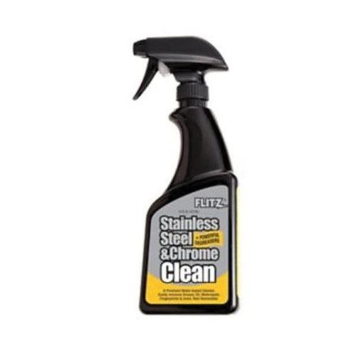 Stainless Steel and Chrome Cleaner, 16 oz Spray Bottle, Liquid, Colorless to Slight Amber, Mild - au320g37xkn5mzezkvil_x500.jpg