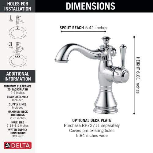 Cassidy Single Hole Bathroom Faucet with Pop-Up Drain Assembly - Includes Lifetime Warranty - avjzxasv4fvgb1owhelz_x500.jpg