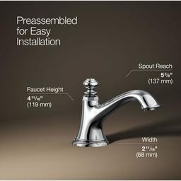 Artifacts 1.2 GPM Widespread Bathroom Faucet with Clicker Drain Assembly - Less Handles - axff6zp7hvgeqqmbfeep_x500.jpg