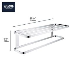 Selection 23-7/16" Towel Rack with Integrated Towel Bar - b1mipxisqinr6obhoctc_x500.jpg