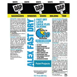 DAP Alex Fast Dry 10.1 oz. White Acrylic Latex Plus Silicone Caulk - babalj6glgdz8nfxkcs2_x500.jpg