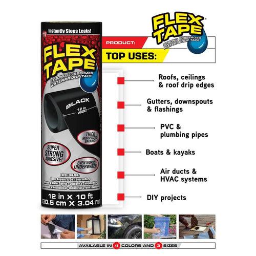 Flex Tape Black 4 in. x 5 ft. Strong Rubberized Waterproof Tape (4-Pack) - bapbfu2xmgdmkrsjhu02_x500.jpg