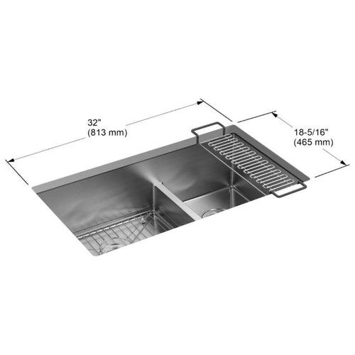 Strive 32" Smart DivideÂ® Under-Mount Large/Medium Double-Bowl Kitchen Sink With Basin Rack - bb4uizwx7ew8occsr3uj_x500.jpg