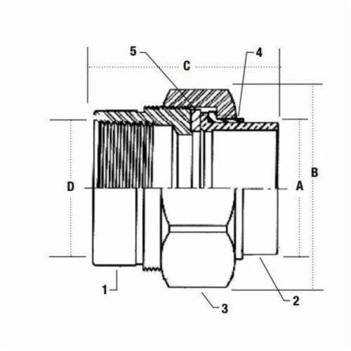 Dielectric Union, 3/4 in, C x FNPT - bbnifyltedt2x6wfasm6_x500.jpg