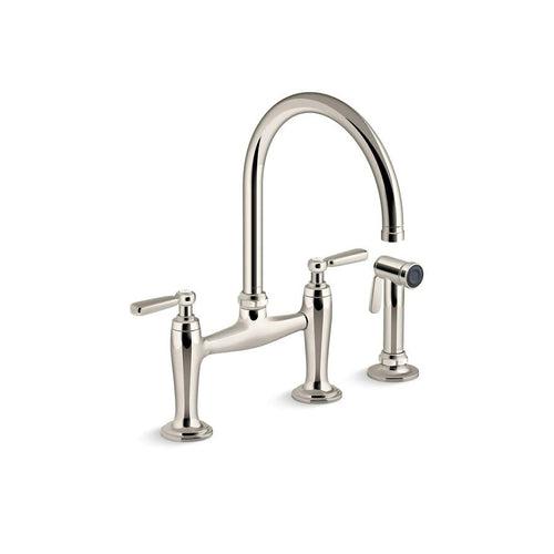 Edalyn™ by Studio McGee Kitchen Faucet, Deck Mount, ADA, 2 Lever Handle, 2-Hole, Vibrant Polished Nickel - bfpj9f3zmib6df75nvla_x500.jpg