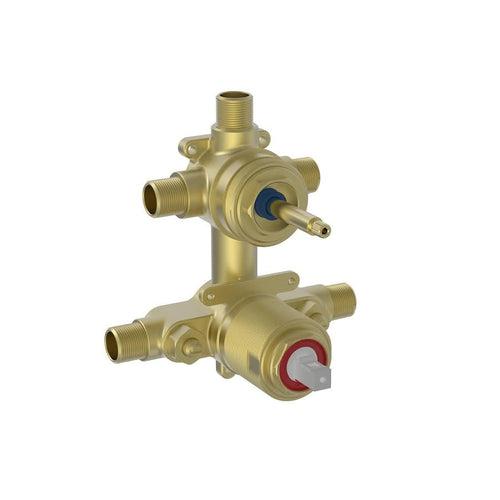 Rough-In Pressure Balanced Volume Control Valve With 3-Way Non-Shared Ports Diverter, 1/2 in, C or MNPT, 5 gpm - bfww4nanlfdsavkqumof_x500.jpg