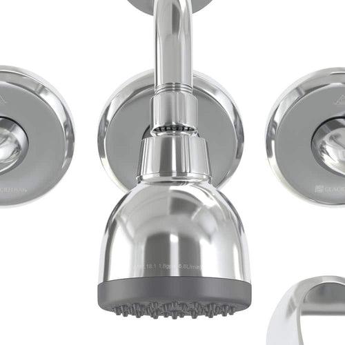 Glacier Bay Aragon Triple Handle 1-Spray Tub and Shower Faucet 1.8 GPM in Chrome (Valve Included) - bgbbr9fc4dc6qlo2b3rj_x500.jpg