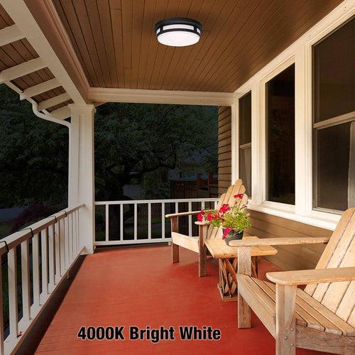 11 in. Round Black Indoor Outdoor LED Flush Mount Ceiling Light Adjustable CCT 830 Lumens Wet Rated Front or Side Door - bgeqjwbmhagsktxm6did_x500.jpg