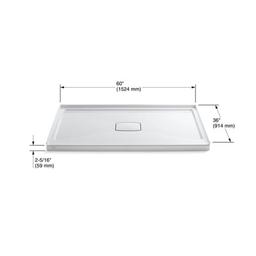 Archer 60" x 36" Single Threshold Center Drain Shower Base with Removable Drain Cover - bki93ovtylkwqj1gw6ru_x500.jpg