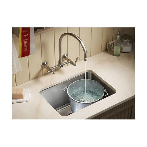 Undertone® Utility Sink, 1 Basin, Under Mount, 18 ga Satin Steel, Stainless - bnbl9ohah7pti8ugimmx_x500.jpg