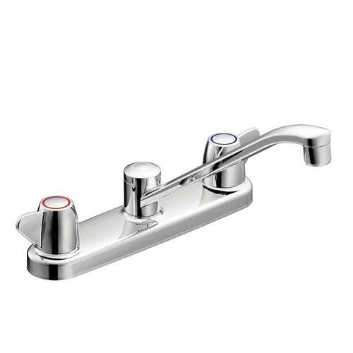 Cornerstone™ Kitchen Faucet, Deck Mount, ADA, 2 Lever Handle, 3-Hole, Chrome - bnv1pfxhpn7mjzjwjtpu_x500.jpg