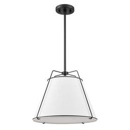 Lise 15 in. 1-Light Black Chandelier with Fabric Shade - bsqws6javrjzok1sk9ef_x500.jpg