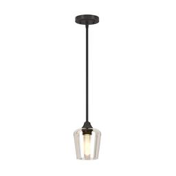 Pavlen 5.5 in. 1-Light Black Mini Pendant with Clear Glass Shade - bxftumqcuc5pgsqrinyz_x500.jpg