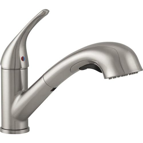 Poulsen 1.75 GPM Single Hole Pull Out Kitchen Faucet - Includes Escutcheon - bxo3mu1vsmymlykqpme2_x500.jpg