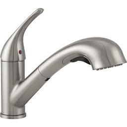 Poulsen 1.75 GPM Single Hole Pull Out Kitchen Faucet - Includes Escutcheon - bxo3mu1vsmymlykqpme2_x500.jpg