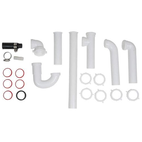 1-1/2 in. White Plastic Slip-Joint Garbage Disposal Install Kit with Dishwasher Garbage Disposal Connector - bzspdqtw75dd5ekiosph_x500.jpg