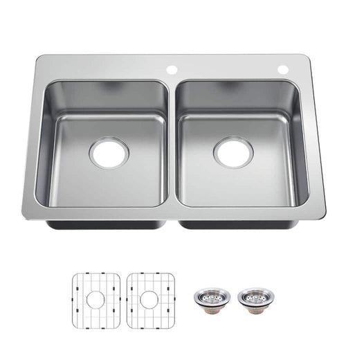 Bratten 33 in. Drop-In 50/50 Double Bowl 18 Gauge Stainless Steel Kitchen Sink with Accessories - bzwqzztfhtykgtvpe3xy_x500.jpg