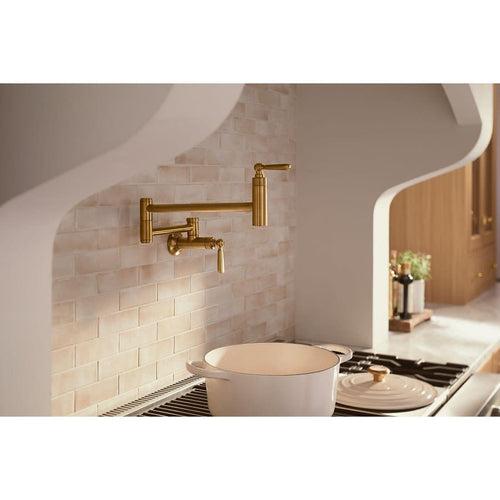 Edalyn™ by Studio McGee Pot Filler Faucet, Wall Mount, 1 Lever Handle, 1-Hole, Vibrant Polished Nickel - c1wrqvwpl4zpm5tgmaxb_x500.jpg