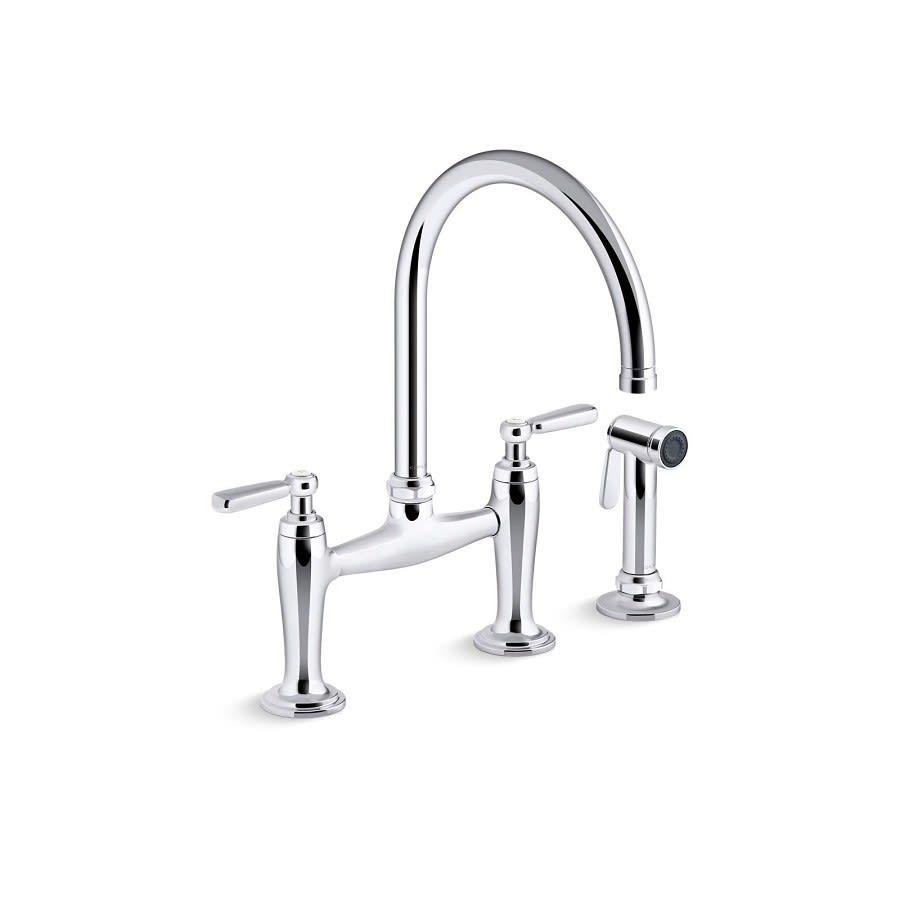 Edalyn™ by Studio McGee Kitchen Faucet, Deck Mount, ADA, 2 Lever Handle, 2-Hole, Polished Chrome - c8jnybc4tohb4qm77ztr_800x500@2x.jpg