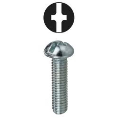 Machine Screw, 1/4-20, 3 in OAL, Steel, Round Head, Zinc Plated, Phillips®/Slotted Drive - c9dc5xi05fjisuyjpgau_x500.jpg