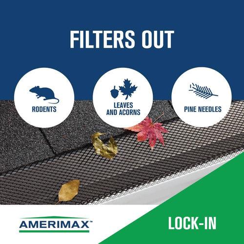 Lock-In 3 ft. Black Metal Mesh Gutter Guard - caqxan9fpop4ixsiqnoc_x500.jpg