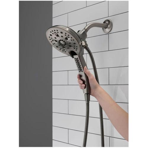 Universal Showering In2ition 2.5 GPM Multi Function Shower Head with Touch-Clean, MagnaTite, and H2Okinetic Technology - cbay8cagxbyaba4y1fbg_x500.jpg