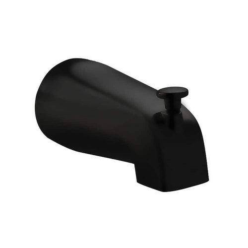 Brass Tub Spout with Slip Fit Connection in Matte Black - cbojmbwfrfi8qrcnhdcg_x500.jpg