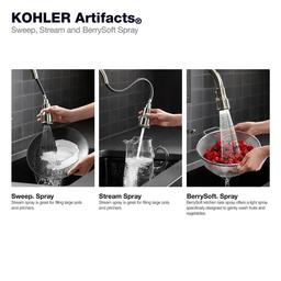 Artifacts Touchless 1.5 GPM Single Hole Pull Down Kitchen Faucet with Three-Function Spray Head - ce09klu0xvqk7ezz2awi_x500.jpg